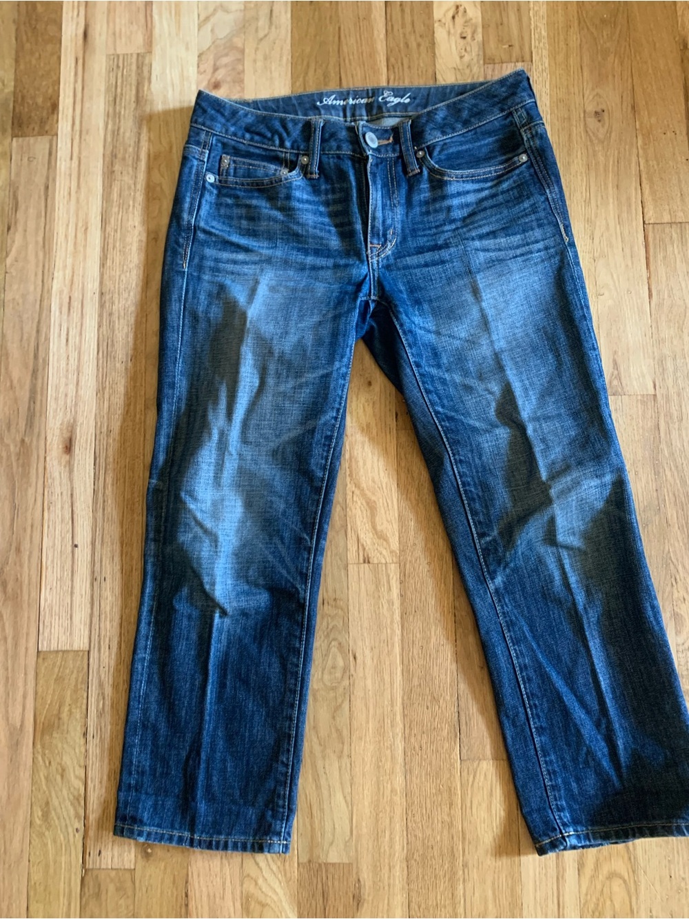 American Eagle Outfitters Indigo Straight Leg Jeans